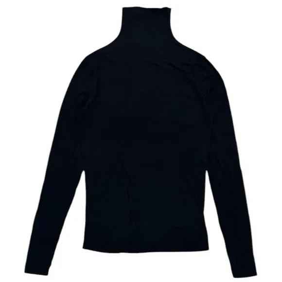 Buck Mason Women's Cloud Jersey Turtleneck Slim Fit Wool Blend Long Sleeve Top - Picture 1 of 6